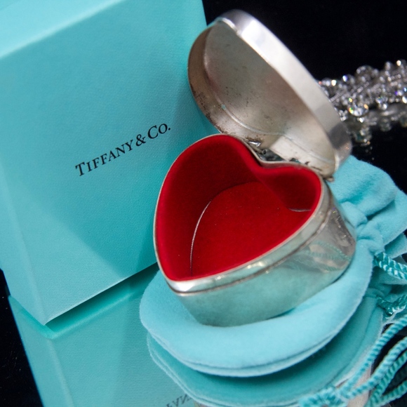 Tiffany & Co. Jewelry - My Rare Vintage Tiffany & Co Red Heart Silver Box
